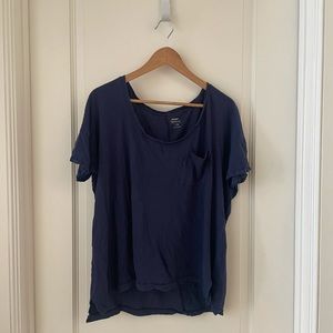 Navy pocket boyfriend t shirt